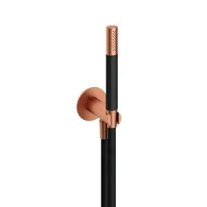 Handdouche met wandsteun en Uitlaat BC - Living Colours vormen een Poetsbaar patina