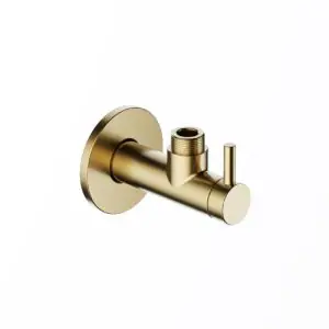 Hoekstopkraan met filter 1/2" BBP PVD