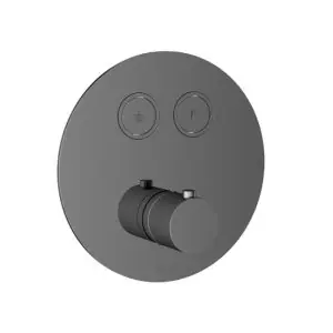 Afbouwdeel - Inbouwthermostaat met 2 pushbuttons BK