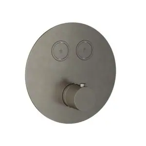 Afbouwdeel - Inbouwthermostaat met 2 pushbuttons GN