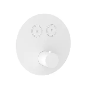 Afbouwdeel - Inbouwthermostaat met 2 pushbuttons WH