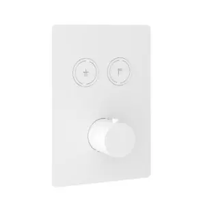 Afbouwdeel - Inbouwthermostaat met 2 pushbuttons WH