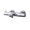 Caral thermostatische badmengkraan chroom