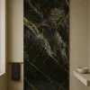 wandpaneel Hoogglans Midnight Blue Zwart Goud