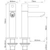 Caral Amador fonteinkraan XL Kiwa 1/2''
