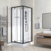 Monazo Rimo complete douchecabine met draaideur 90x215x90cm