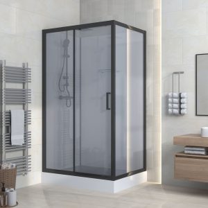 Monazo Marani complete douchecabine met draaideur rookglas 110x225x80 cm