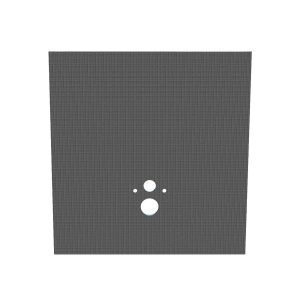 BOUW- EN ISOLATIEPLAAT HANGTOILET - WATERDICHT - XPS - 1200X1300X20MM - GRIJS
