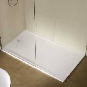 Monazo Elite douchebak composiet mat wit