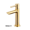 Caral Amador fonteinkraan XL Kiwa 1/2'' geborsteld messing