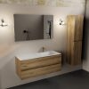 wastafel Talc solid surface rechts 1 kraangat