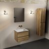 wastafel Talc solid surface midden zonder kraangat