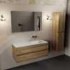 wastafel Talc solid surface rechts zonder kraangat