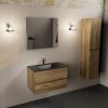 wastafel Urban solid surface midden 1 kraangat