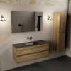 wastafel Urban solid surface midden zonder kraangat