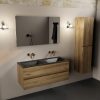 wastafel Urban solid surface dubbel zonder kraangat
