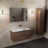 wastafel Talc solid surface midden zonder kraangat
