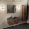 wastafel Urban solid surface midden 1 kraangat