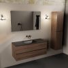 wastafel Urban solid surface midden zonder kraangat