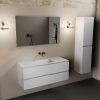 wastafel Talc solid surface midden zonder kraangat