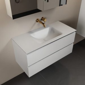 MONDIAZ AIVY 100cm badmeubel Talc