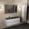 wastafel Urban solid surface links 1 kraangat