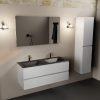 wastafel Urban solid surface dubbel 2 kraangaten