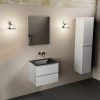 wastafel Urban solid surface midden zonder kraangat