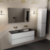 wastafel Urban solid surface dubbel zonder kraangat