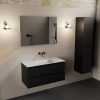 wastafel Talc solid surface midden zonder kraangat