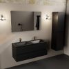 wastafel Urban solid surface dubbel 2 kraangaten