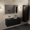 wastafel Urban solid surface dubbel zonder kraangat
