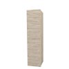 Elite Kolomkast met horizontaal Reliëf licht hout 160 cm