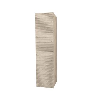 Elite Kolomkast met horizontaal Reliëf licht hout 160 cm