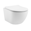 Kayvit Hangtoilet Glans Wit | Softclose | Quickrelease | Randloos (met bril)