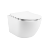 Kayvit Hangtoilet Glans Wit | Softclose | Quickrelease | Randloos (met bril)