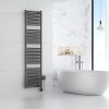 Elara elektrische radiator smart wifi gunmetal PVD 181,7x45 cm