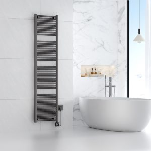 Elara elektrische radiator smart wifi gunmetal PVD 181,7x45 cm
